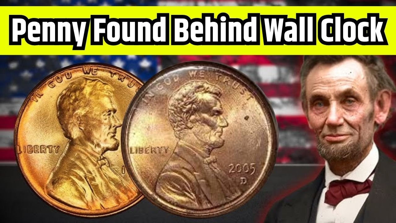 Old Penny Behind Clock Sparks National Craze