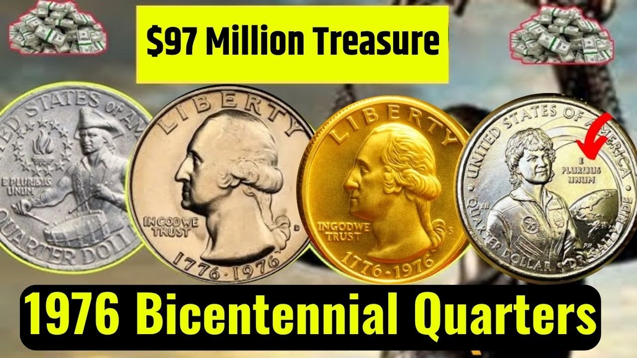 4 Rare Bicentennial Quarters